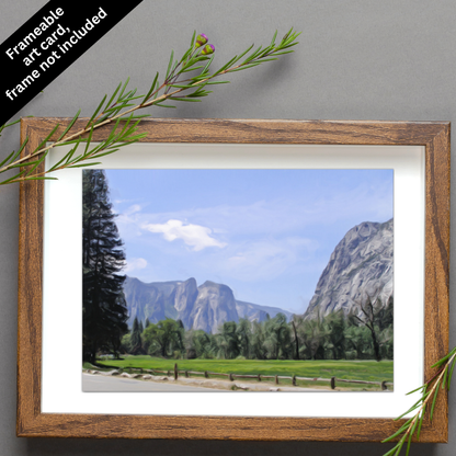 Yosemite Valley Greeting Card