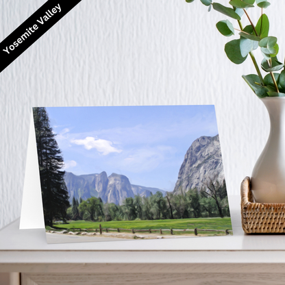 Yosemite Valley Greeting Card