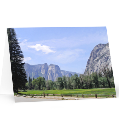 Yosemite Valley Greeting Card