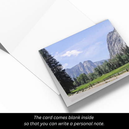 Yosemite Valley Greeting Card